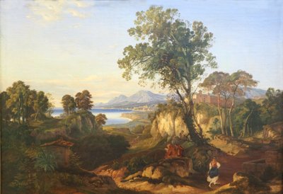 Albaner Bergen door Louis Gurlitt